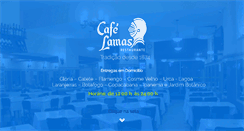 Desktop Screenshot of cafelamas.com.br